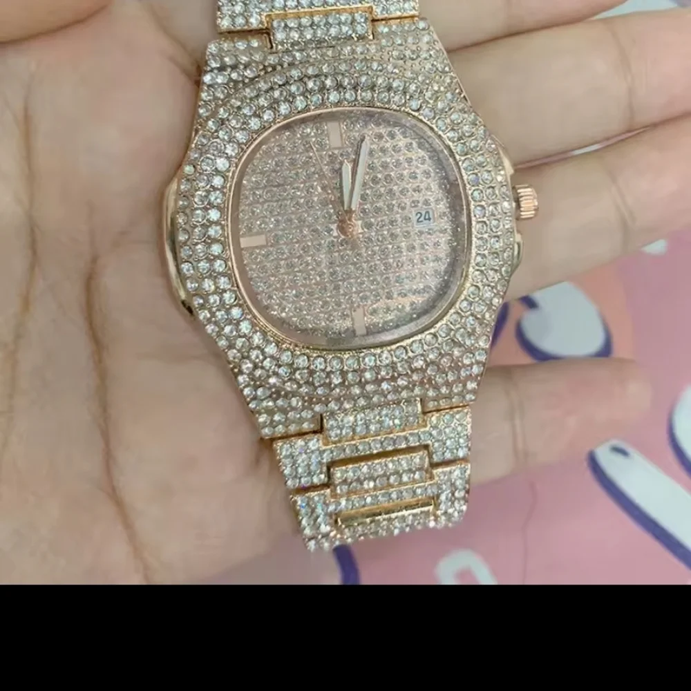 Iced Gold Watch
